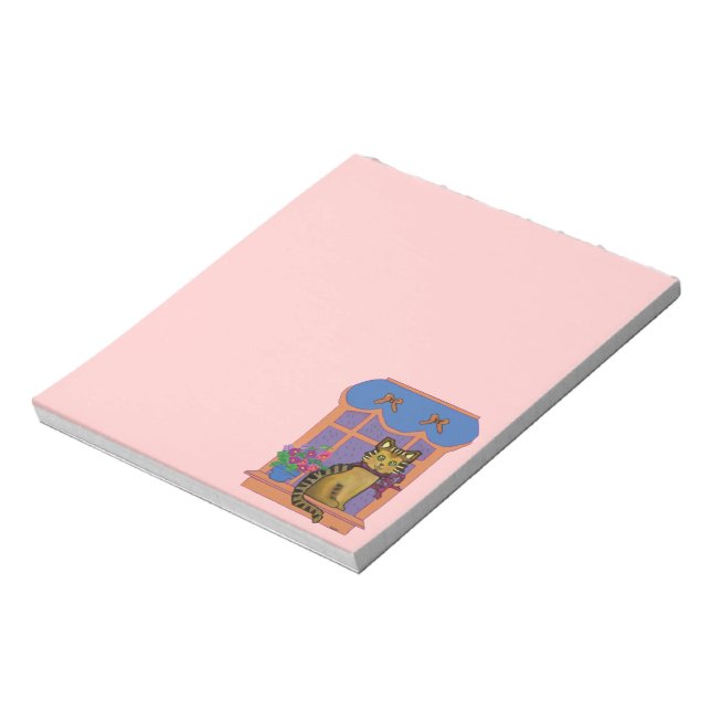 Cuadernos de gato en el alféizar (Lado Izquierdo)