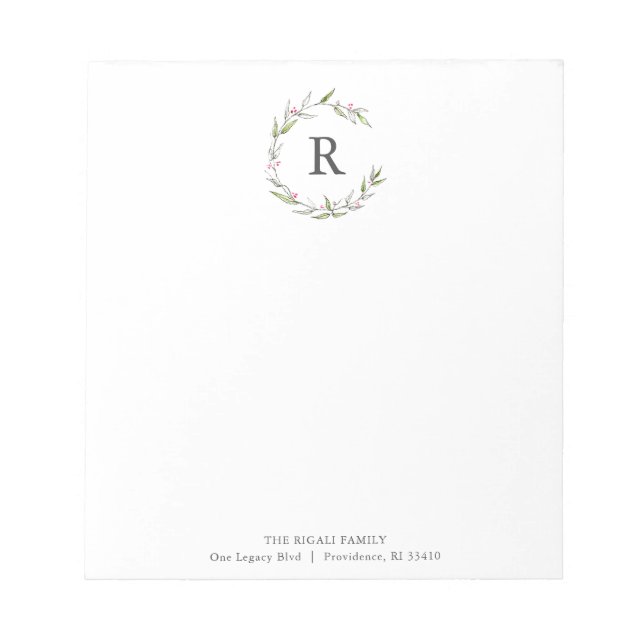 Cuadernos de Navidad Monogramados (Frente)
