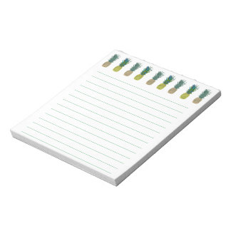 Cuadernos de notas con tema de piña