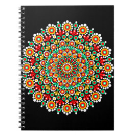 Cuadernos de Patrón de Mandala Colorido Boho Punto