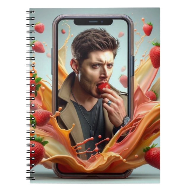 Cuadernos Dean con fresas (Frente)