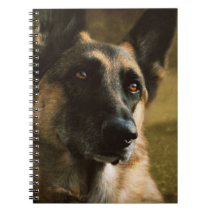Cuadernos del espiral del pastor alemán