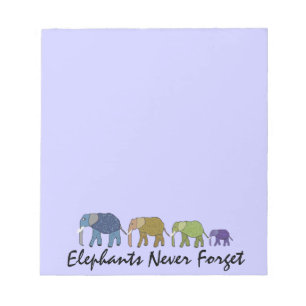 Cuadernos Elefantes Nunca Olvidan