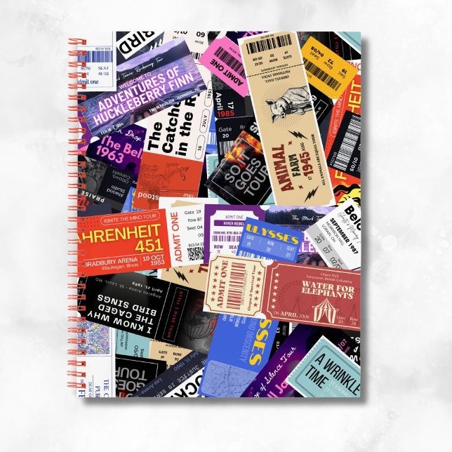 Cuadernos en espiral con nombre de Libros Prohibid (Subido por el creador)