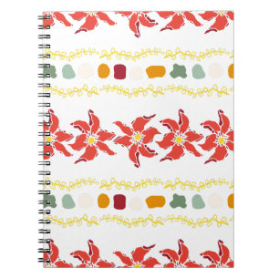 Cuadernos en espiral de flores para pensadores cre