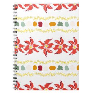 Cuadernos en espiral de flores para pensadores cre