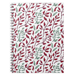 Cuadernos en espiral de flores para una toma de no