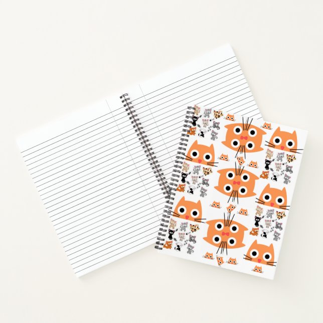 Cuadernos en espiral Gatos Gatitos (Interior)