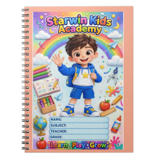 Cuadernos espirales Starwin kids Academy