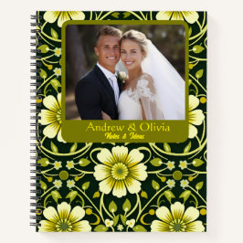 Cuadernos florales de Personalizado cutáneo