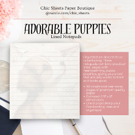 Cuadernos Forrados de Cachorros Adorables