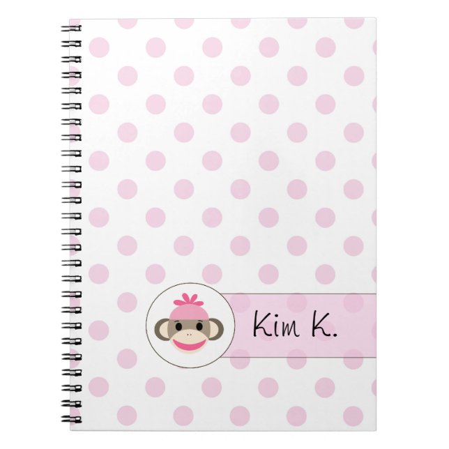 Cuadernos lindos por el Shoppe del mono del (Frente)
