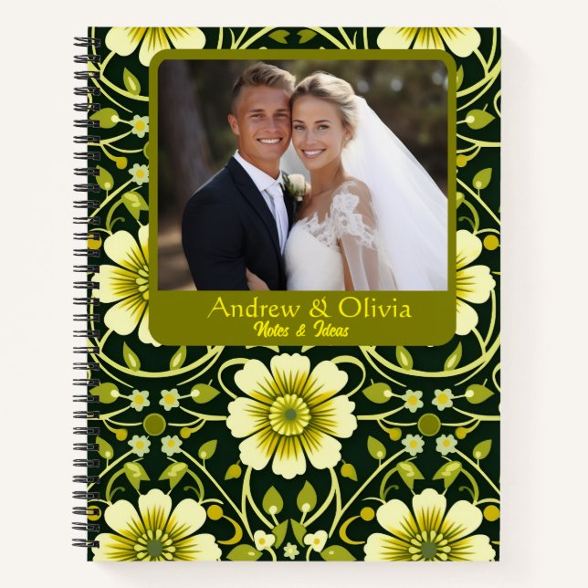 Cuadernos Personalizados con Flores Adorables (Anverso)