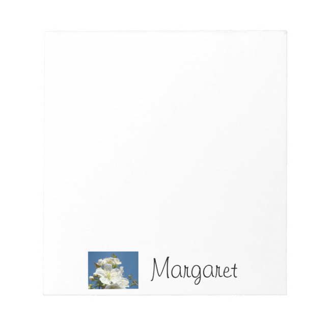 Cuadernos personalizados con tu nombre Flores de c (Frente)