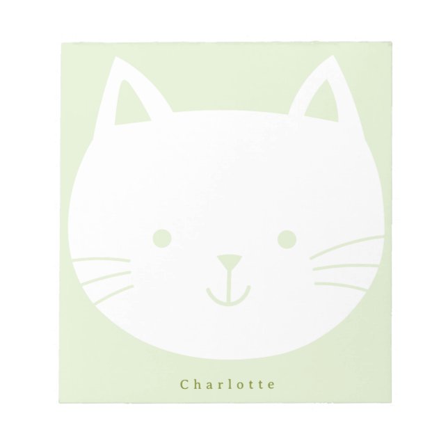 Cuadernos personalizados Kids Lime Kitty (Frente)