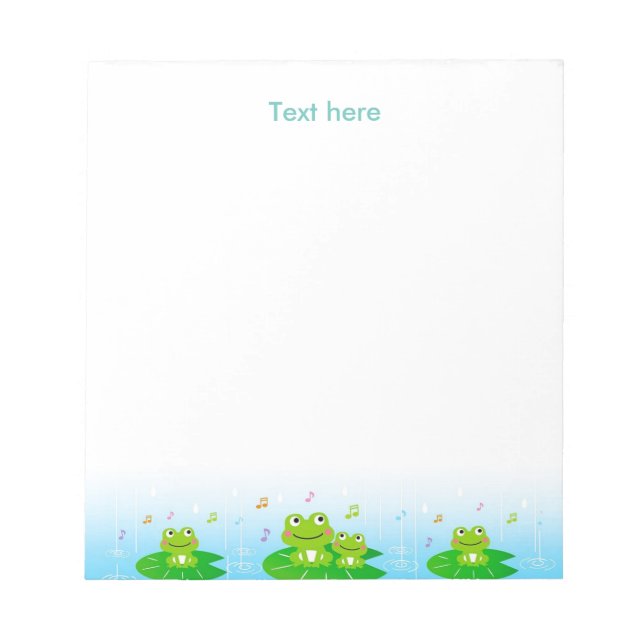 Cuadernos Simples de Ranas Felices (Frente)