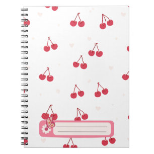 Cuadernos y diarios escolares Cherry Hearts para n