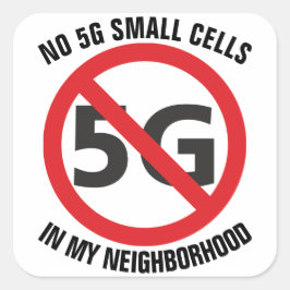 Cuadrada 5 G células pequeñas, no en mi pegatina de barrio