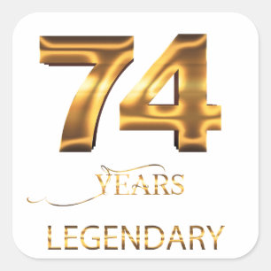 Cuadrada 74 años de pegatina legendaria