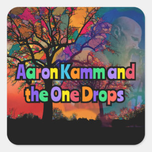 Cuadrada Aaron Kamm Pegatina