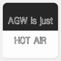 AGW es sólo Pegatina de aire caliente