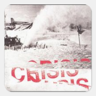 Cuadrada Alexisonfire - Crisis Album Cover 2 Pegatina