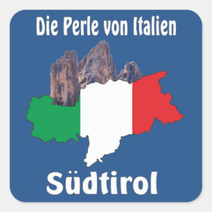 Cuadrada Alto Adige - Alto Adige Italia - Italia pegatina