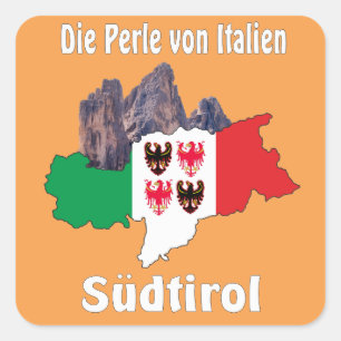 Cuadrada Alto Adige - Alto Adige Italia - Italia pegatina