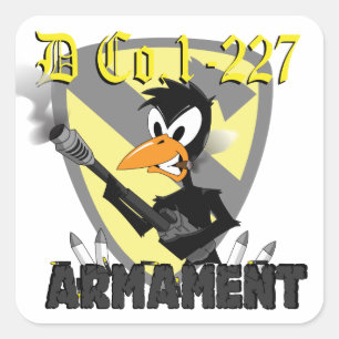 Cuadrada Armament Pegleg Pete Pegatina