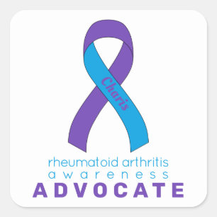Cuadrada Artritis reumatoide Advocate Pegatina de la Plaza