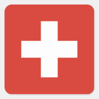 Bandera de Suiza Pegatina