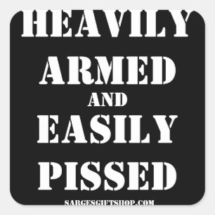 CUADRADA BIKER HELMET PEGATINA