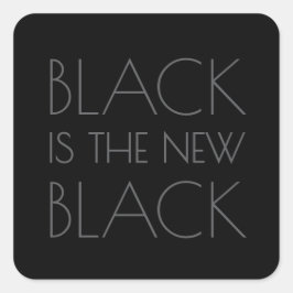 Cuadrada Black es el nuevo Black - Pegatina de tipografía