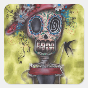 Cuadrada Buscando Pegatina de amor