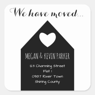 Cuadrada Cambio de Pegatina de direcciones   moderna casa d