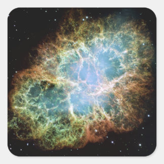 Cuadrada Canab Nebula Pegatina