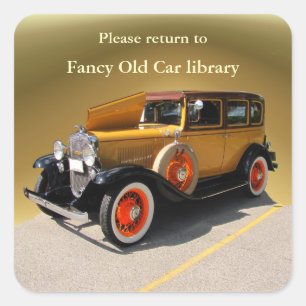 Cuadrada Chevy Special bookplate ~ pegatina