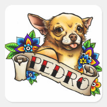 Chihuahua Pedro Pegatina