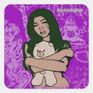 Cuadrada Christine Pegatina