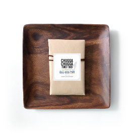 Cuadrada Chugga Chugga dos | Cumpleaños | Pegatina a favor