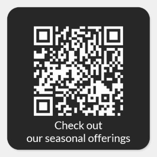 Cuadrada Código QR Personalizado Generar URL Pegatina Cuadr