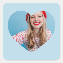 corazón pegatina de imágenes personalizado