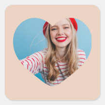 corazón pegatina de imágenes personalizado