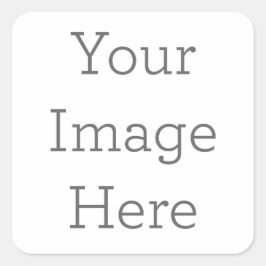 Cuadrada Crear su propio Pegatina cuadrado