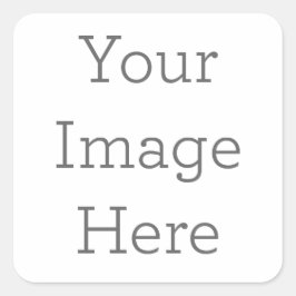 Cuadrada Crear su propio Pegatina cuadrado