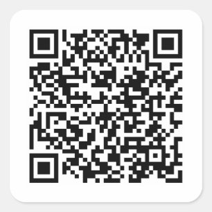 Cuadrada Crear su propio Pegatina cuadrado de código QR