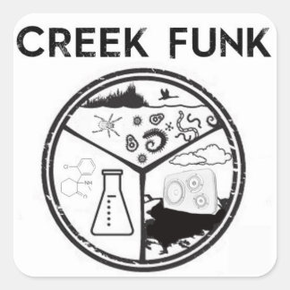 Cuadrada Creek Funk Pegatina