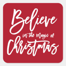 Cuadrada Creer | La magia del Pegatina de vacaciones de los