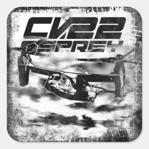 Cuadrada CV-22 Pegatina de OSPREY Square Pegatina