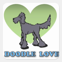 Doodle Love Pegatina